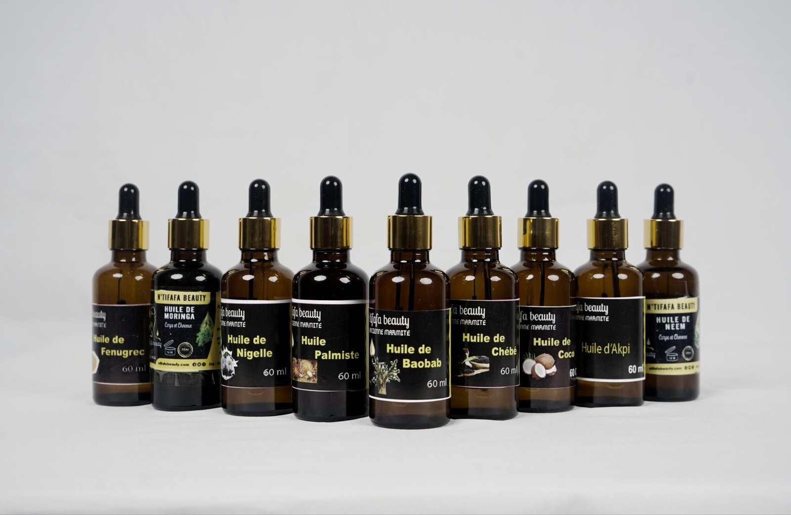 Huiles végétales capillaires