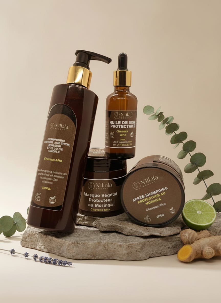 Fortification et Protection au Moringa cheveux Afro